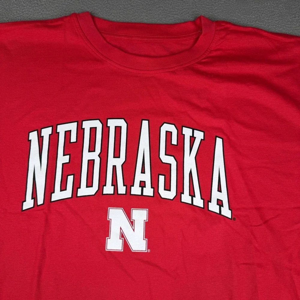 Nebraska Cornhuskers Shirt Mens 2XLT Red NCAA Basketball Champion Graphic Tee - Picture 2 of 8